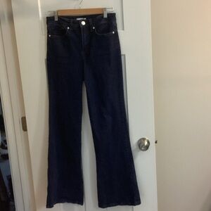 LC Lauren Conrad Navy Flare Jeans